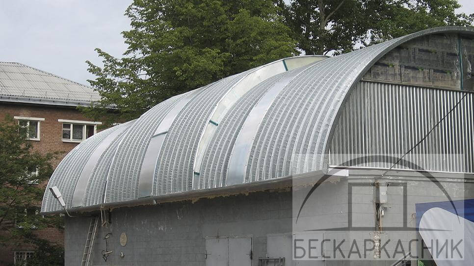 Строительство бескаркасной мансарды  в Рязанской области 